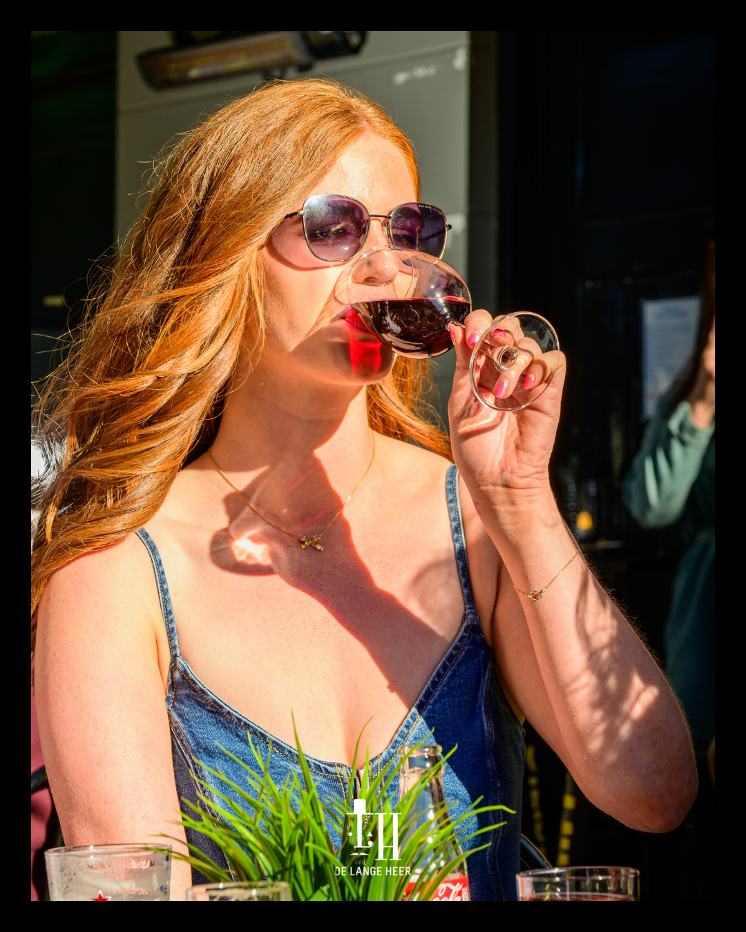 Terras van Café de Lange Heer in de zomer